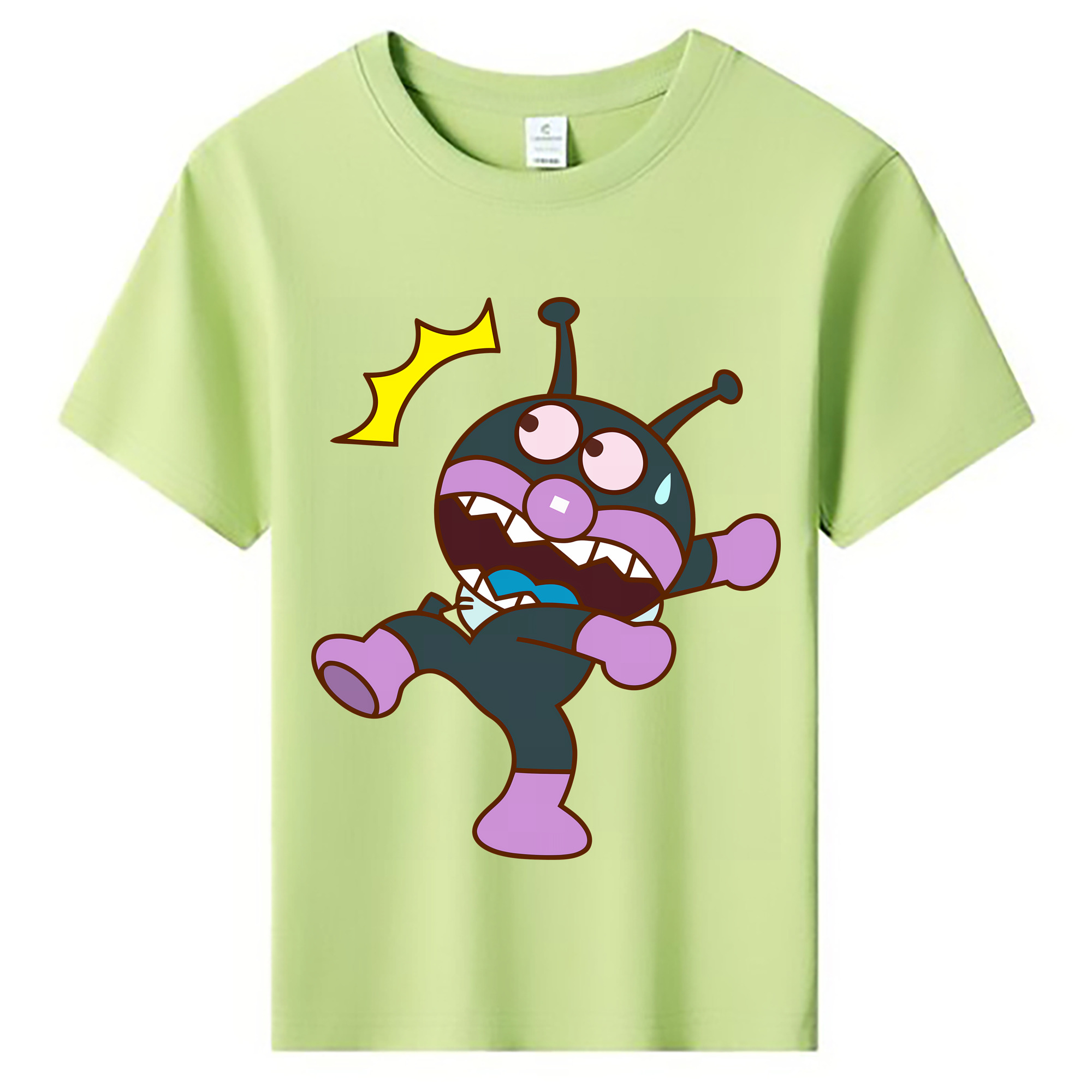 （画像用） アンパンマン Anpanman 綿100％キッズTシャツ（フロントプリント）